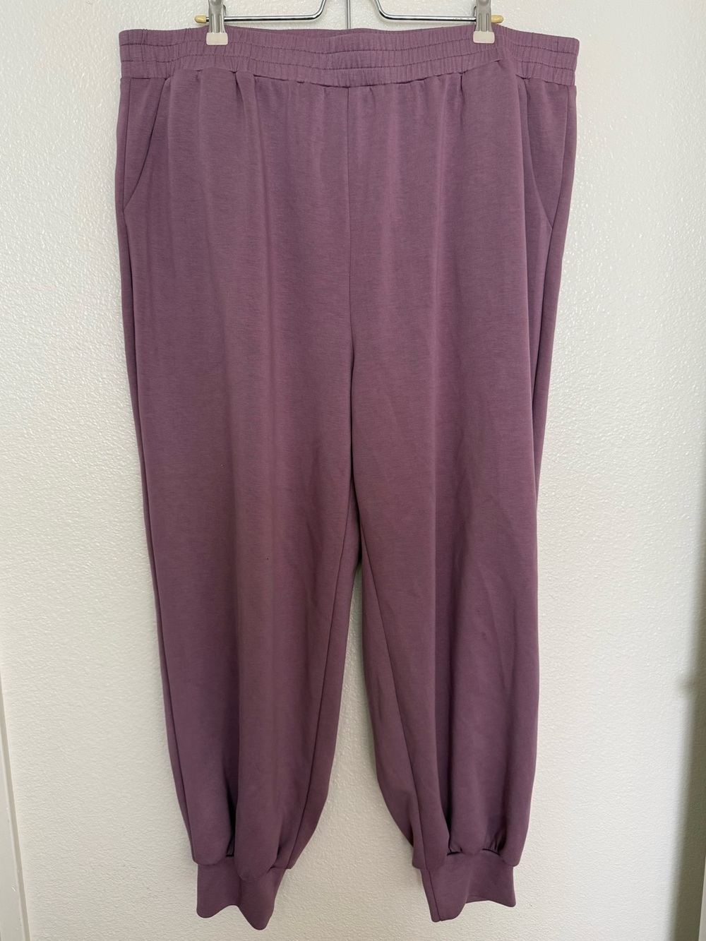 white birch Purple Scuba Jogger Pants